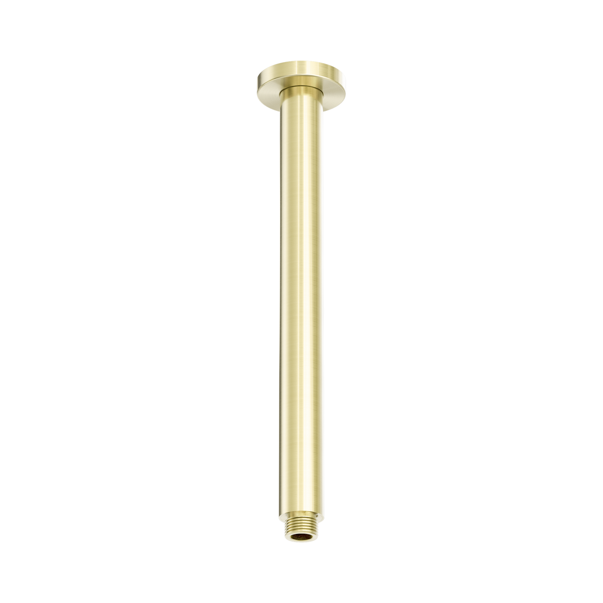 Nero Zen SS316L Round Ceiling Arm 300mm Length, Brushed Gold