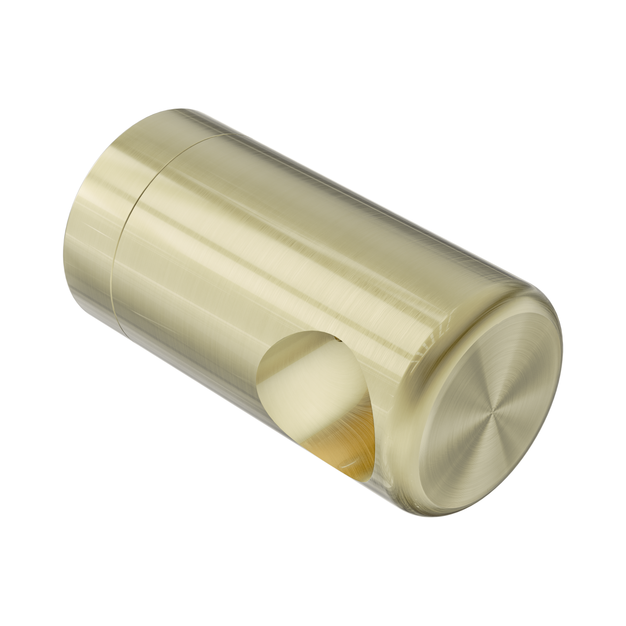 Nero Mecca Care Make Your Own 25mm Grab Rail End Bracket, Brushed Gold