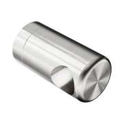 Nero Mecca Care Make Your Own 25mm Grab Rail End Bracket, Brushed Nickel