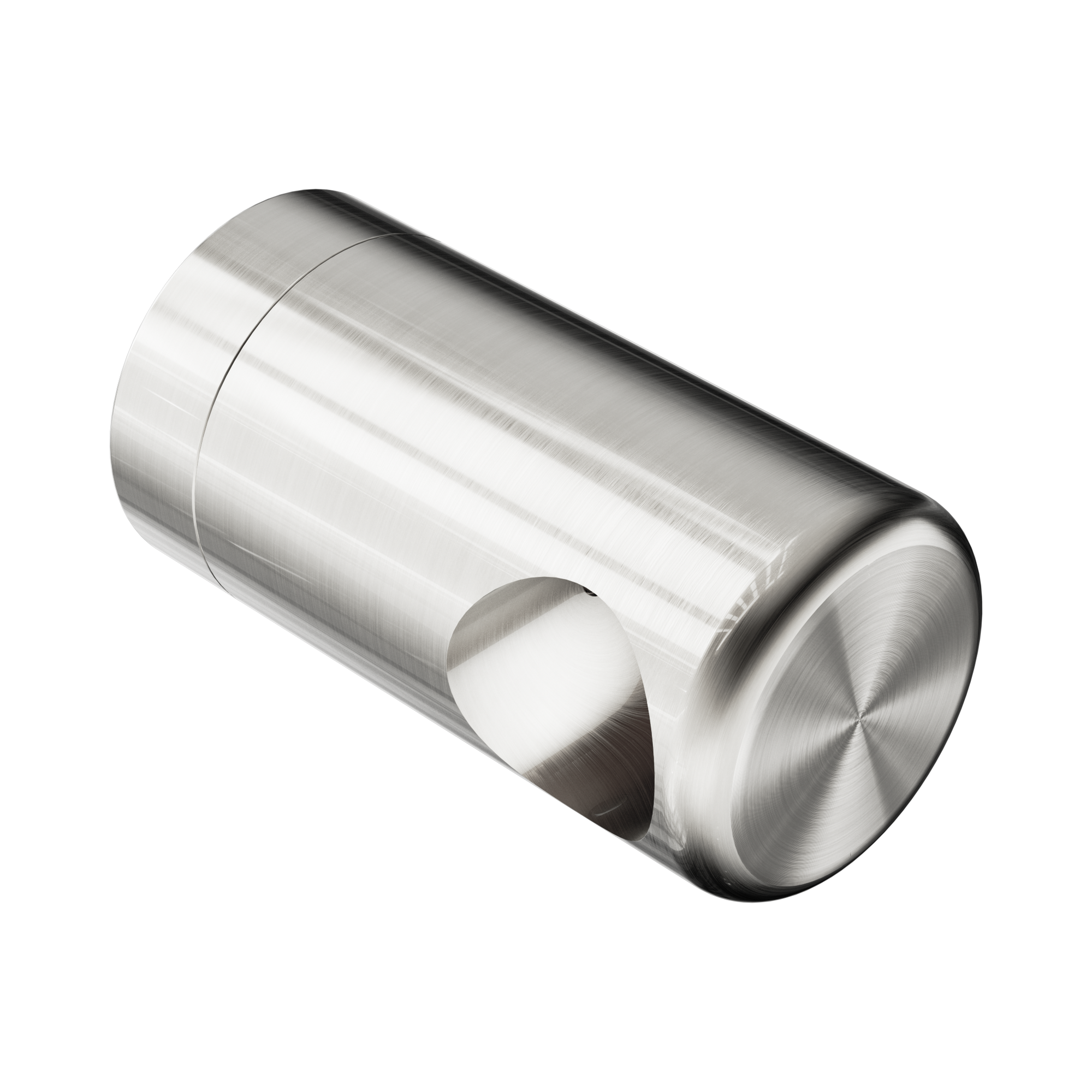 Nero Mecca Care Make Your Own 25mm Grab Rail End Bracket, Brushed Nickel