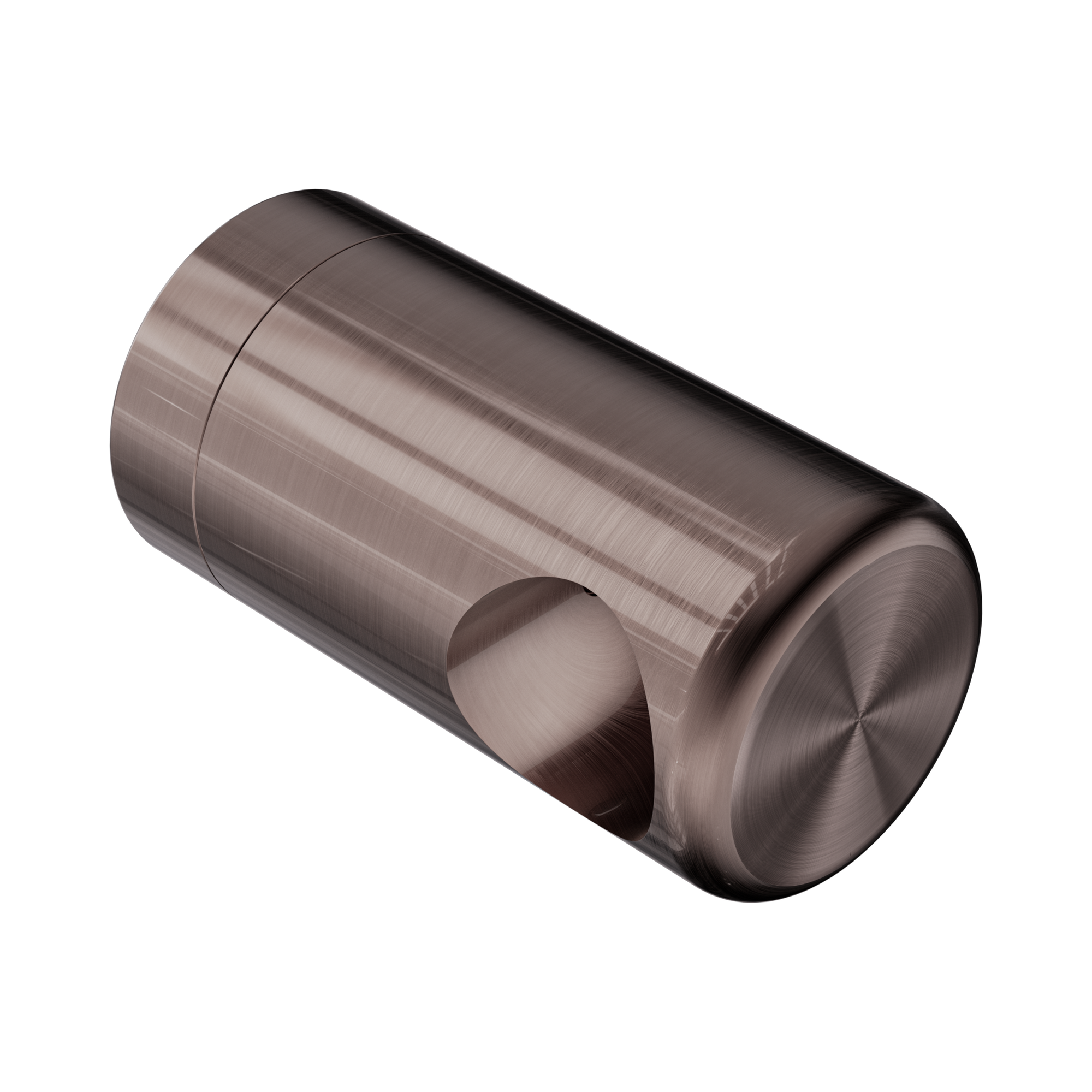 Nero Mecca Care Make Your Own 25mm Grab Rail End Bracket, Brushed Bronze