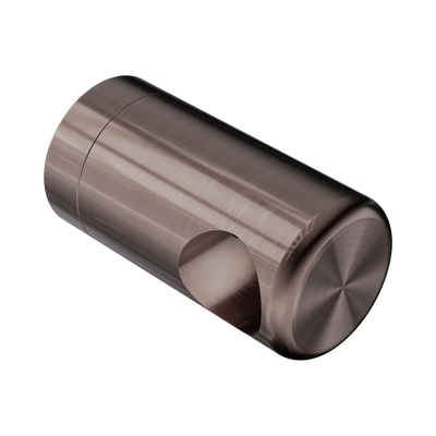 Nero Mecca Care Make Your Own 25mm Grab Rail End Bracket, Brushed Bronze
