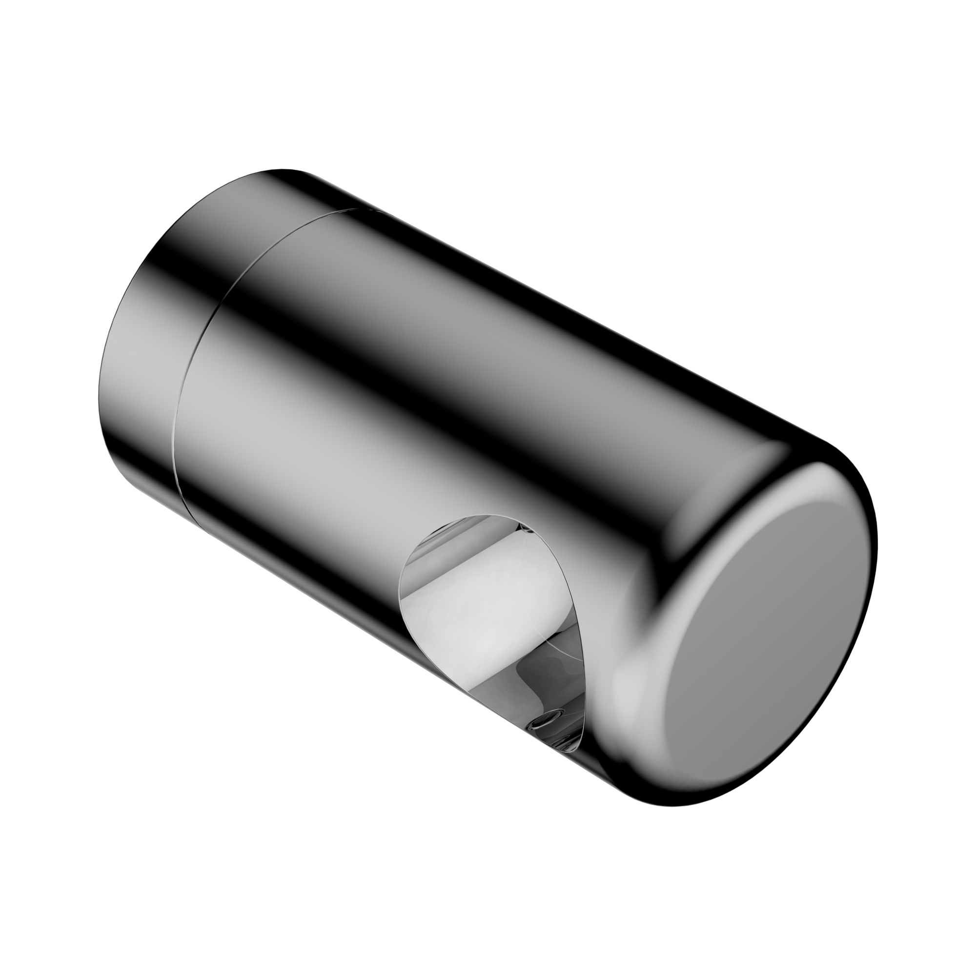 Nero Mecca Care Make Your Own 25mm Grab Rail End Bracket, Chrome