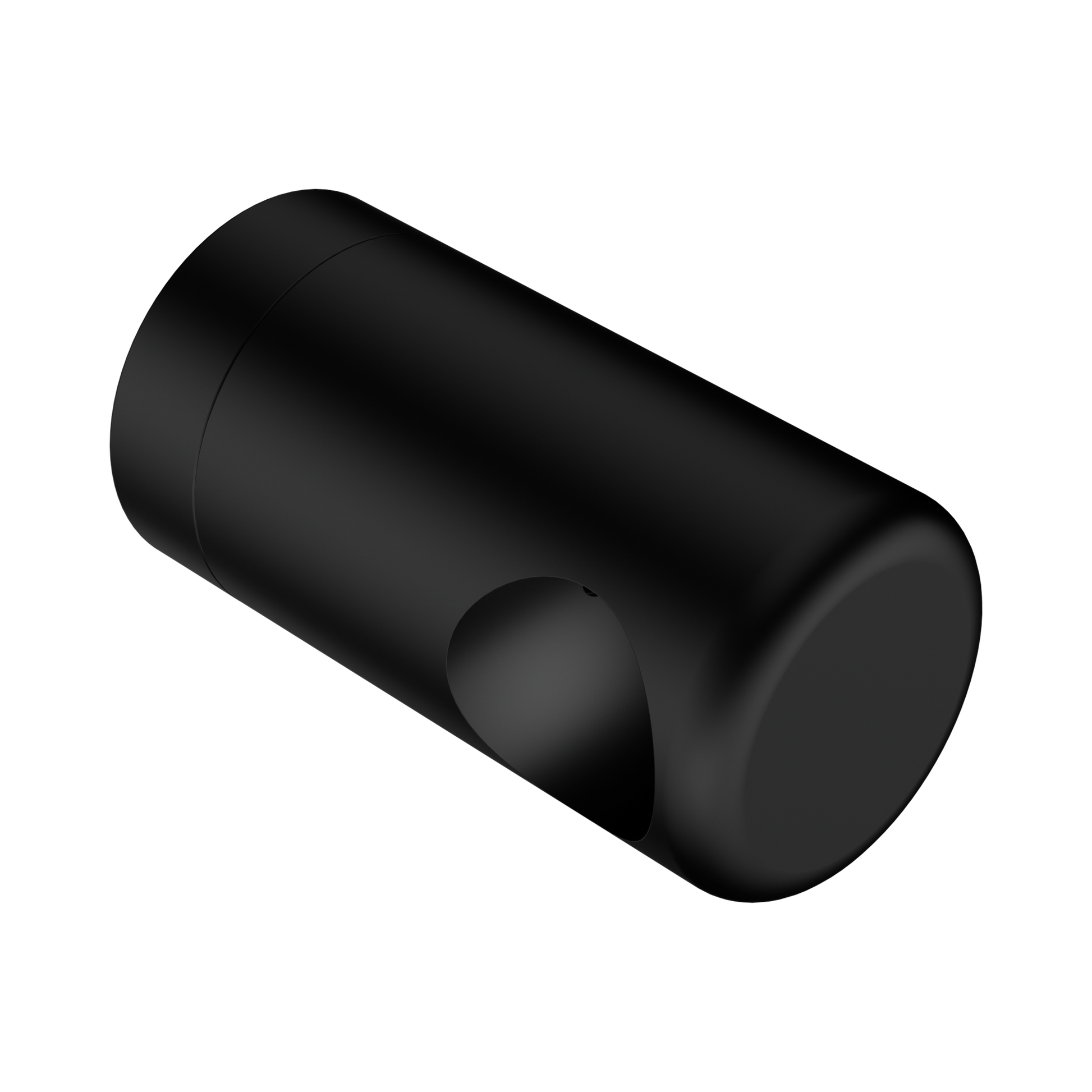 Nero Mecca Care Make Your Own 25mm Grab Rail End Bracket, Matte Black