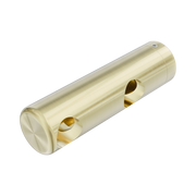 Nero Mecca Care Make Your Own 25mm Grab Rail Double Towel Bracket Left, Brushed Gold