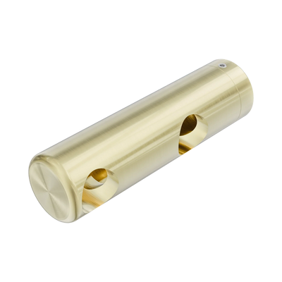 Nero Mecca Care Make Your Own 25mm Grab Rail Double Towel Bracket Left, Brushed Gold
