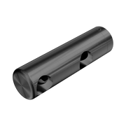 Nero Mecca Care Make Your Own 25mm Grab Rail Double Towel Bracket Left, Gun Metal