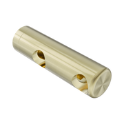 Nero Mecca Care Make Your Own 25mm Grab Rail Double Towel Bracket Right, Brushed Gold