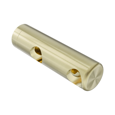 Nero Mecca Care Make Your Own 25mm Grab Rail Double Towel Bracket Right, Brushed Gold