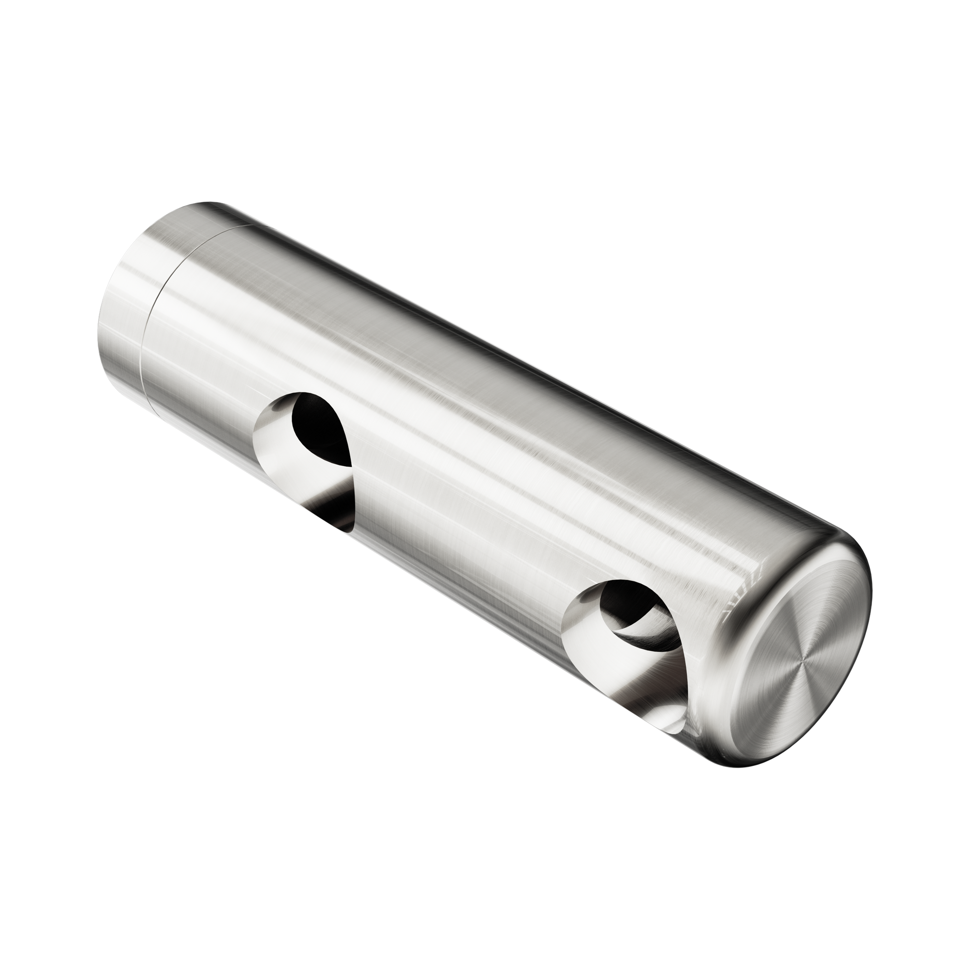 Nero Mecca Care Make Your Own 25mm Grab Rail Double Towel Bracket Right, Brushed Nickel