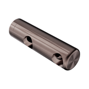 Nero Mecca Care Make Your Own 25mm Grab Rail Double Towel Bracket Right, Brushed Bronze