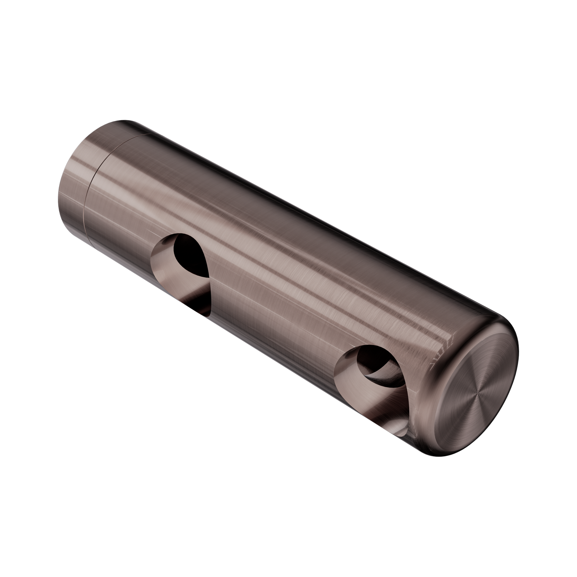 Nero Mecca Care Make Your Own 25mm Grab Rail Double Towel Bracket Right, Brushed Bronze