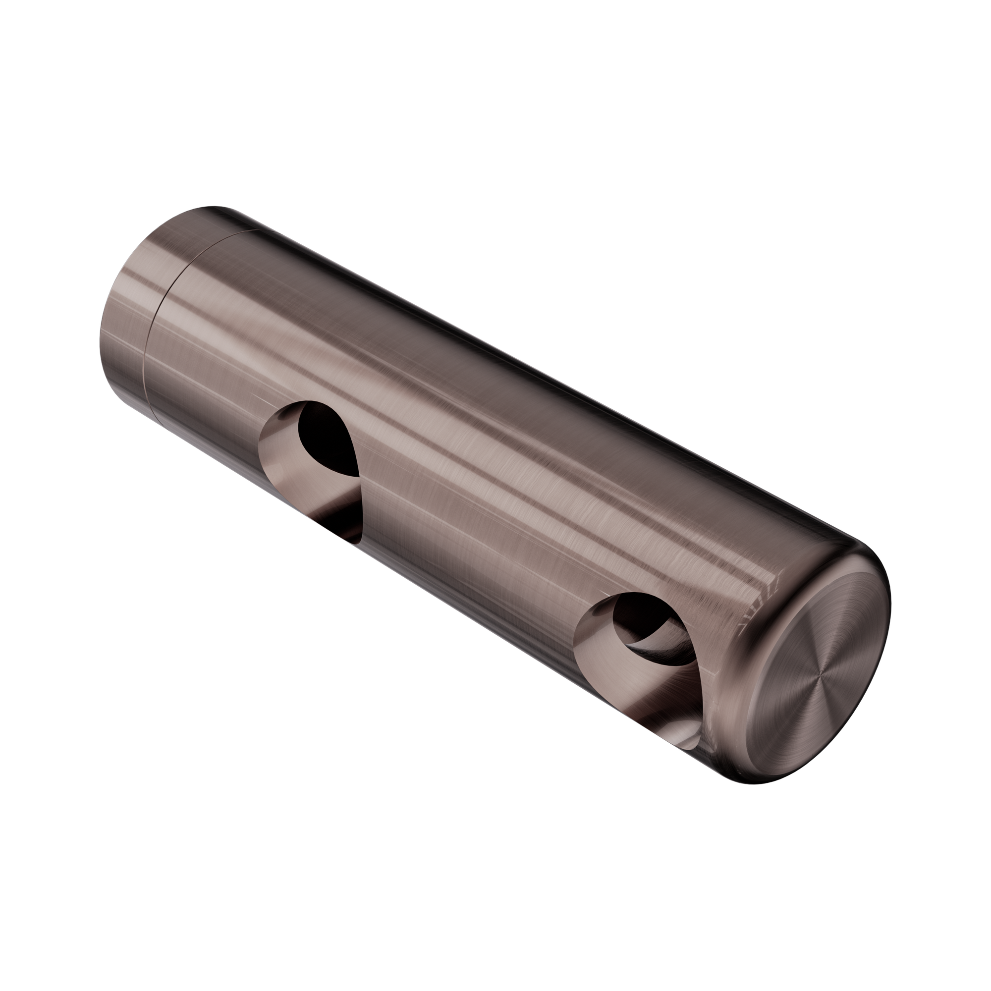 Nero Mecca Care Make Your Own 25mm Grab Rail Double Towel Bracket Right, Brushed Bronze