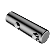Nero Mecca Care Make Your Own 25mm Grab Rail Double Towel Bracket Right, Chrome