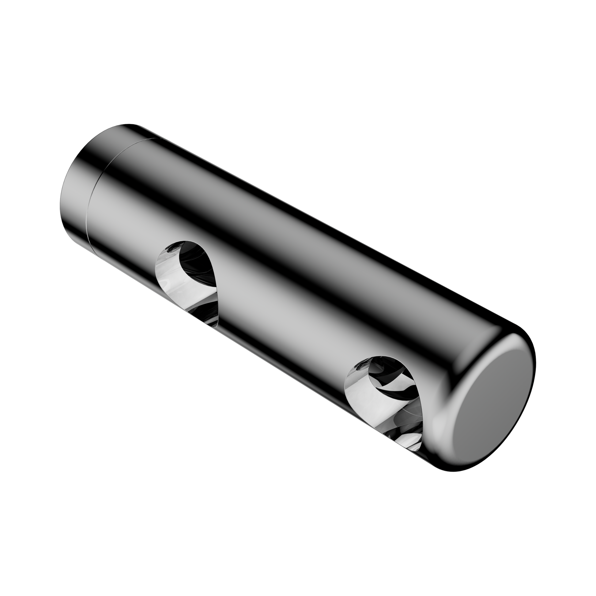 Nero Mecca Care Make Your Own 25mm Grab Rail Double Towel Bracket Right, Chrome