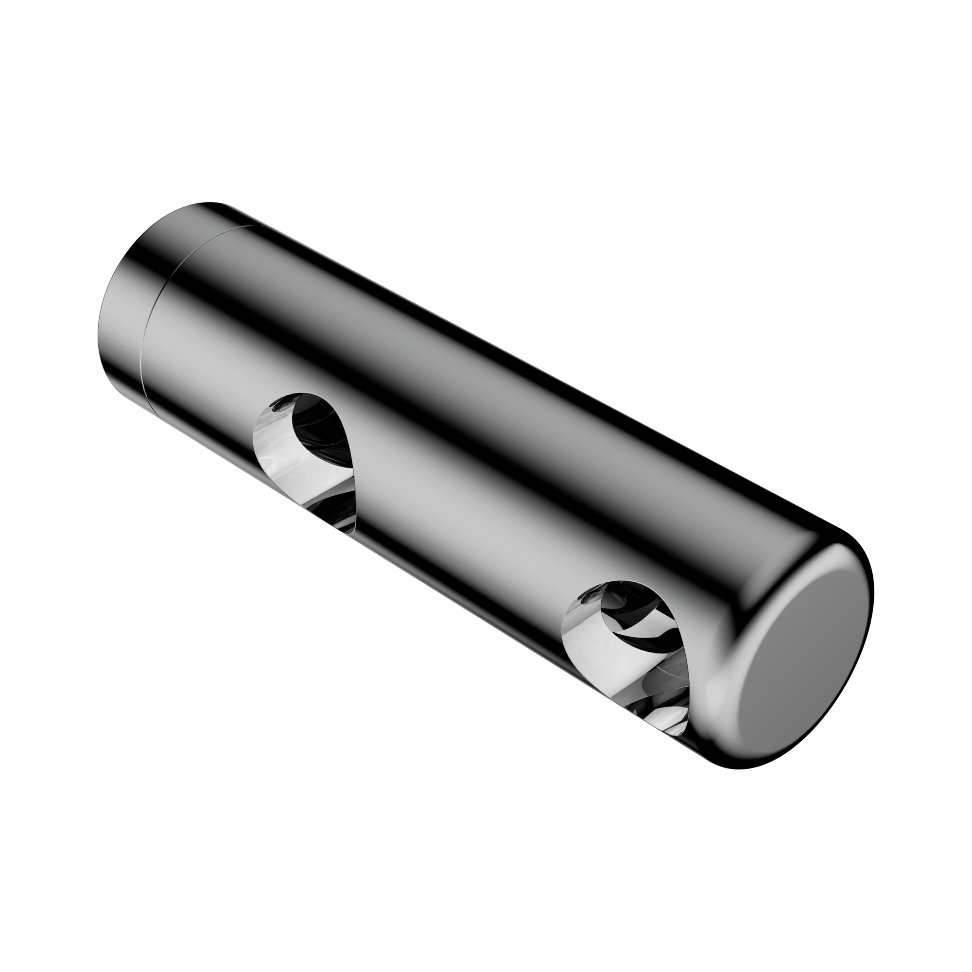Nero Mecca Care Make Your Own 25mm Grab Rail Double Towel Bracket Right, Chrome