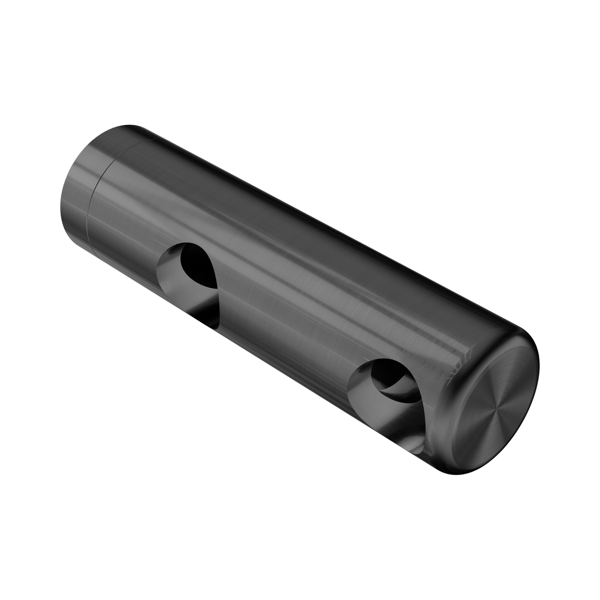 Nero Mecca Care Make Your Own 25mm Grab Rail Double Towel Bracket Right, Gun Metal