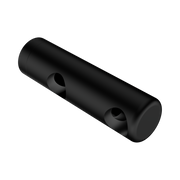 Nero Mecca Care Make Your Own 25mm Grab Rail Double Towel Bracket Right, Matte Black