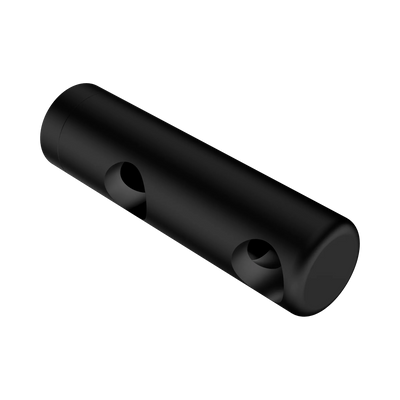 Nero Mecca Care Make Your Own 25mm Grab Rail Double Towel Bracket Right, Matte Black