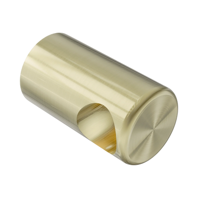 Nero Mecca Care Make Your Own 32mm Grab Rail End Bracket, Brushed Gold