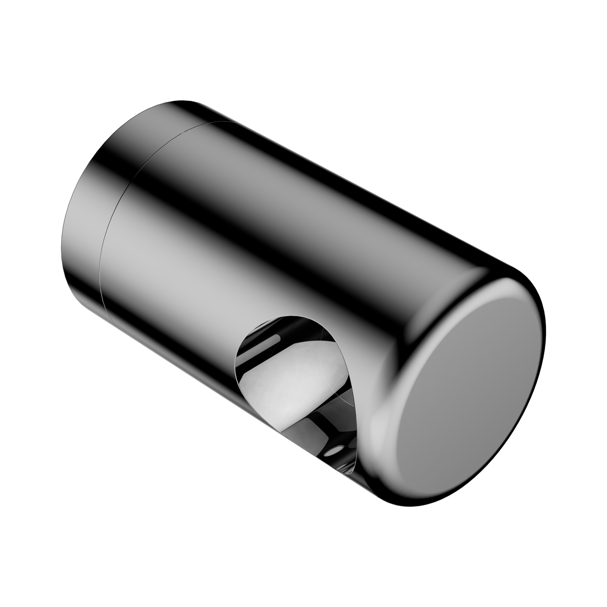 Nero Mecca Care Make Your Own 32mm Grab Rail End Bracket, Chrome