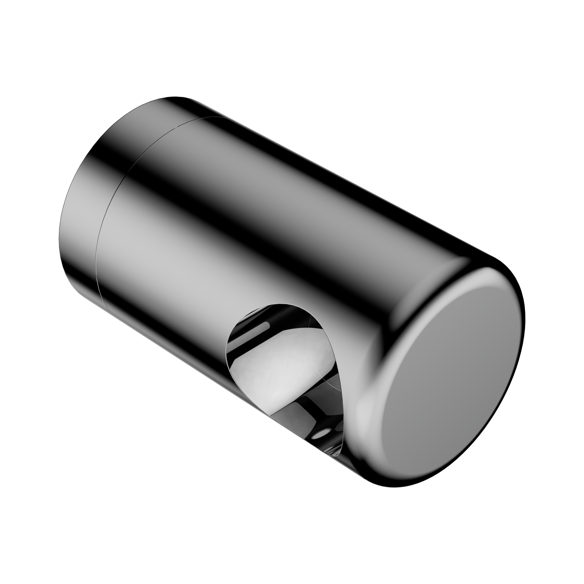 Nero Mecca Care Make Your Own 32mm Grab Rail End Bracket, Chrome