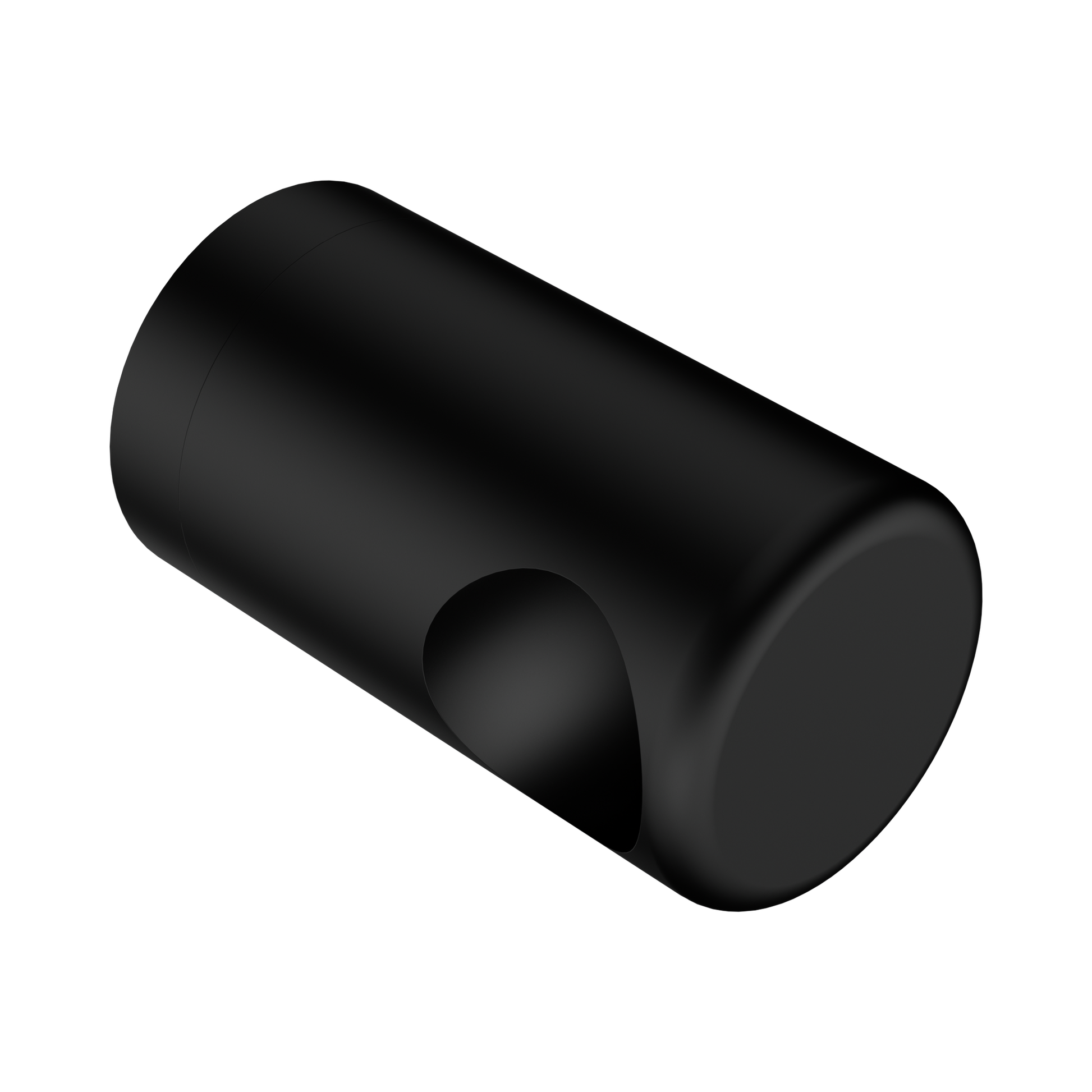 Nero Mecca Care Make Your Own 32mm Grab Rail End Bracket, Matte Black