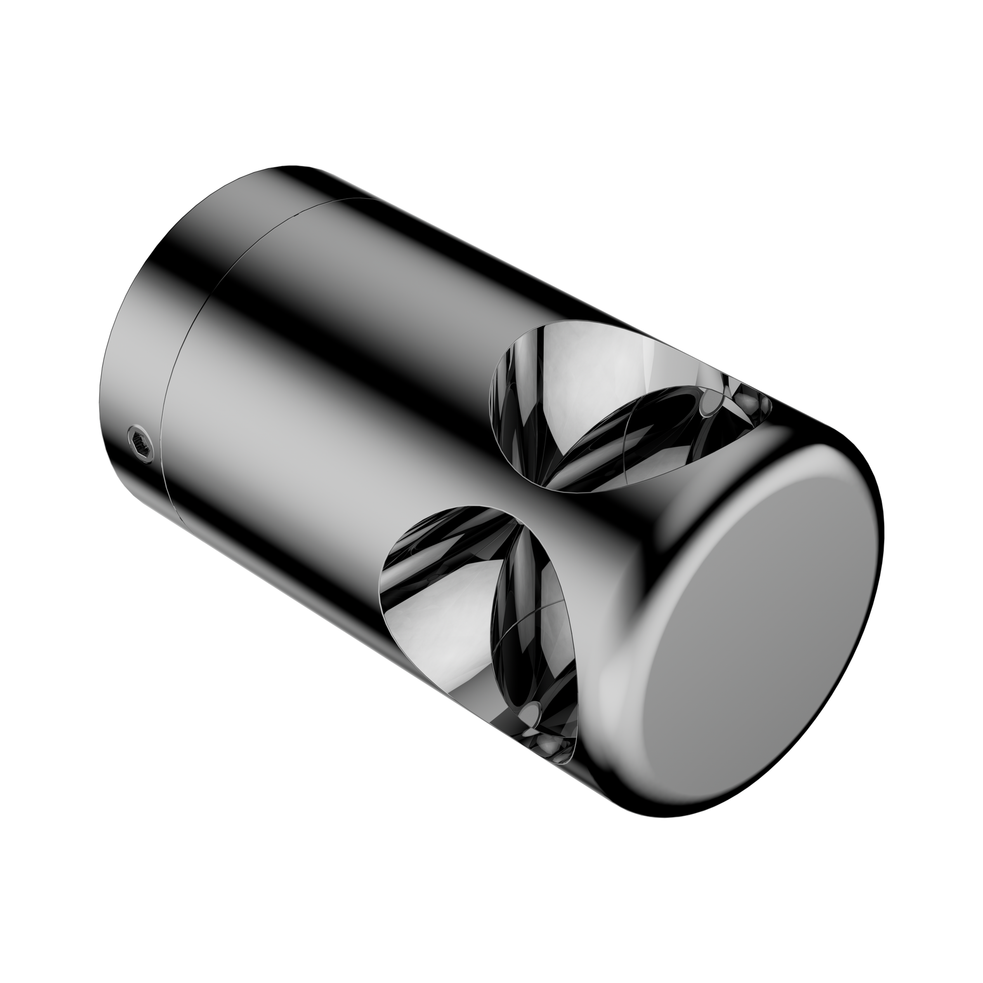 Nero Mecca Care Make Your Own 32mm Grab Rail 90 Degree Bracket, Chrome