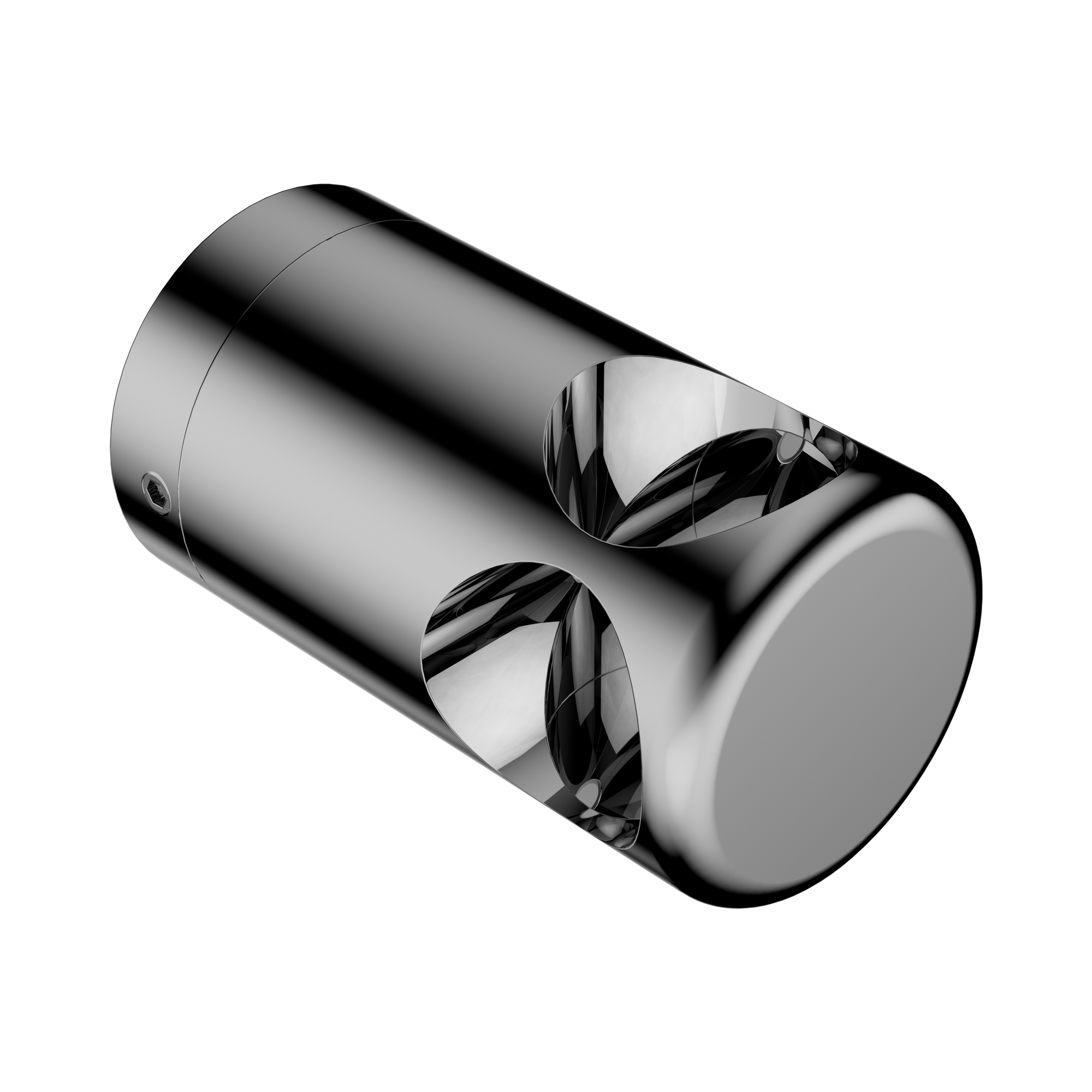Nero Mecca Care Make Your Own 32mm Grab Rail 90 Degree Bracket, Chrome