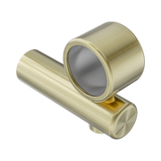 Nero Mecca Care Make Your Own 32mm Hand Rail Undermount Mid Bracket, Brushed Gold