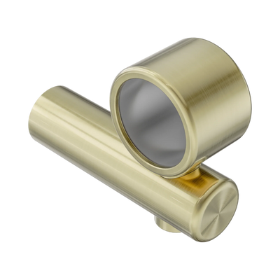 Nero Mecca Care Make Your Own 32mm Hand Rail Undermount Mid Bracket, Brushed Gold