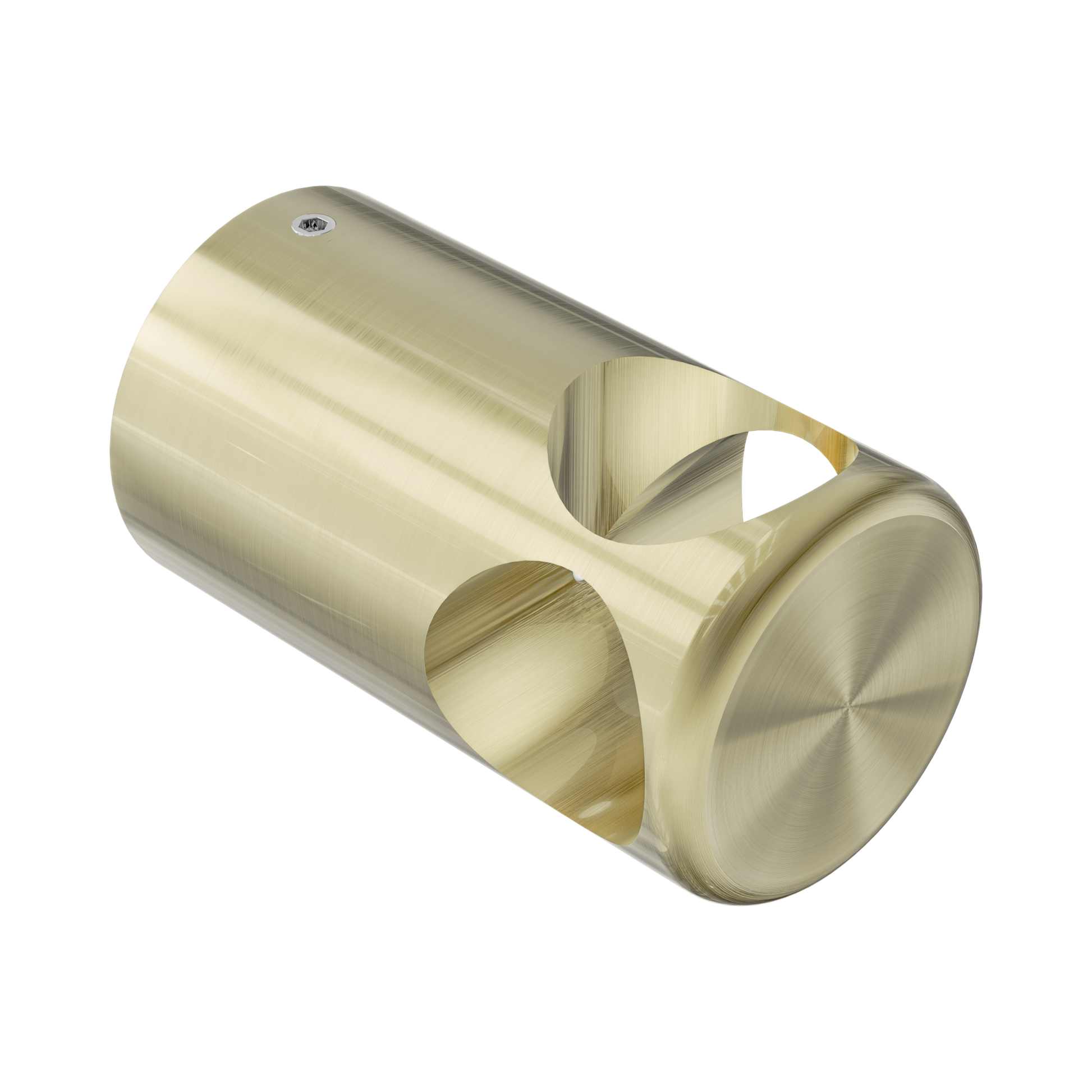 Nero Mecca Care Make Your Own 32mm Grab Rail T Bar Bracket, Brushed Gold