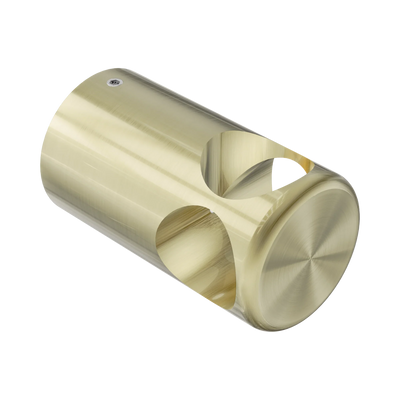 Nero Mecca Care Make Your Own 32mm Grab Rail T Bar Bracket, Brushed Gold