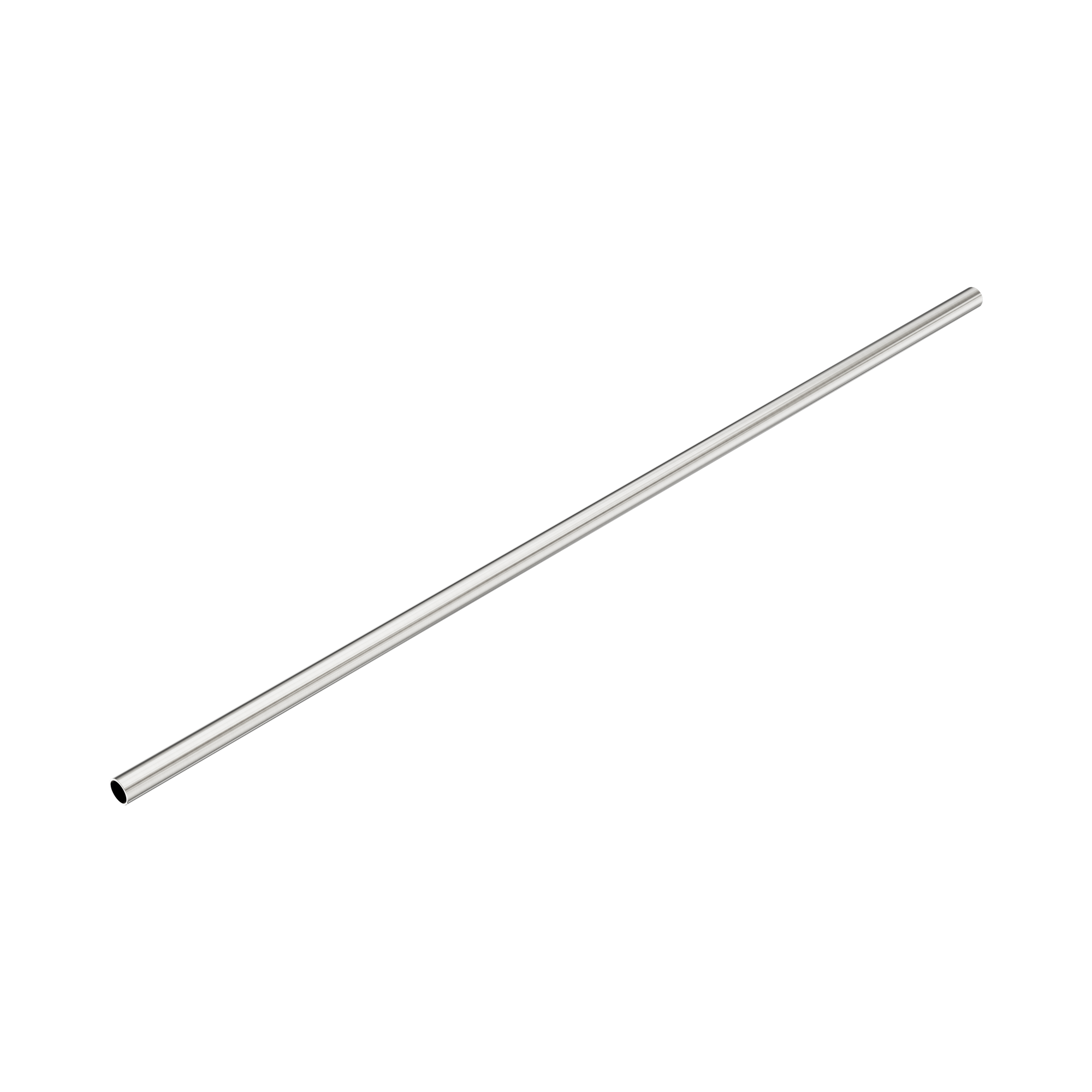 Nero Mecca Care Make Your Own 25mm Diameter Grab Rail 1200mm Length, Brushed Nickel