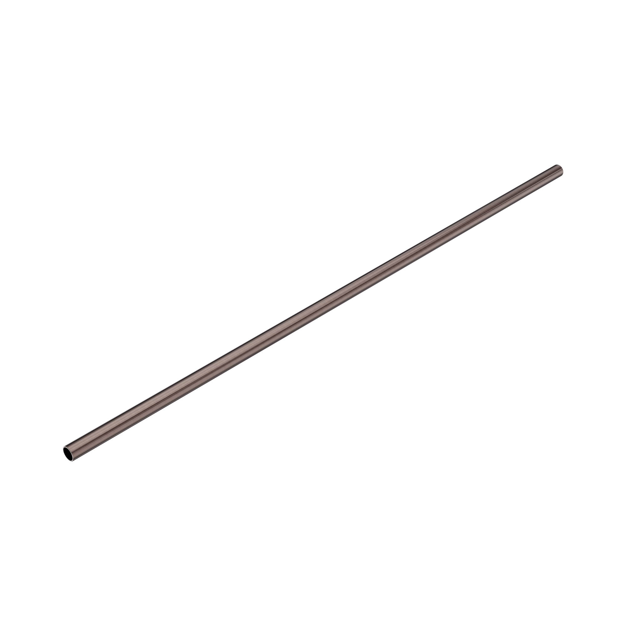 Nero Mecca Care Make Your Own 25mm Diameter Grab Rail 1200mm Length, Brushed Bronze