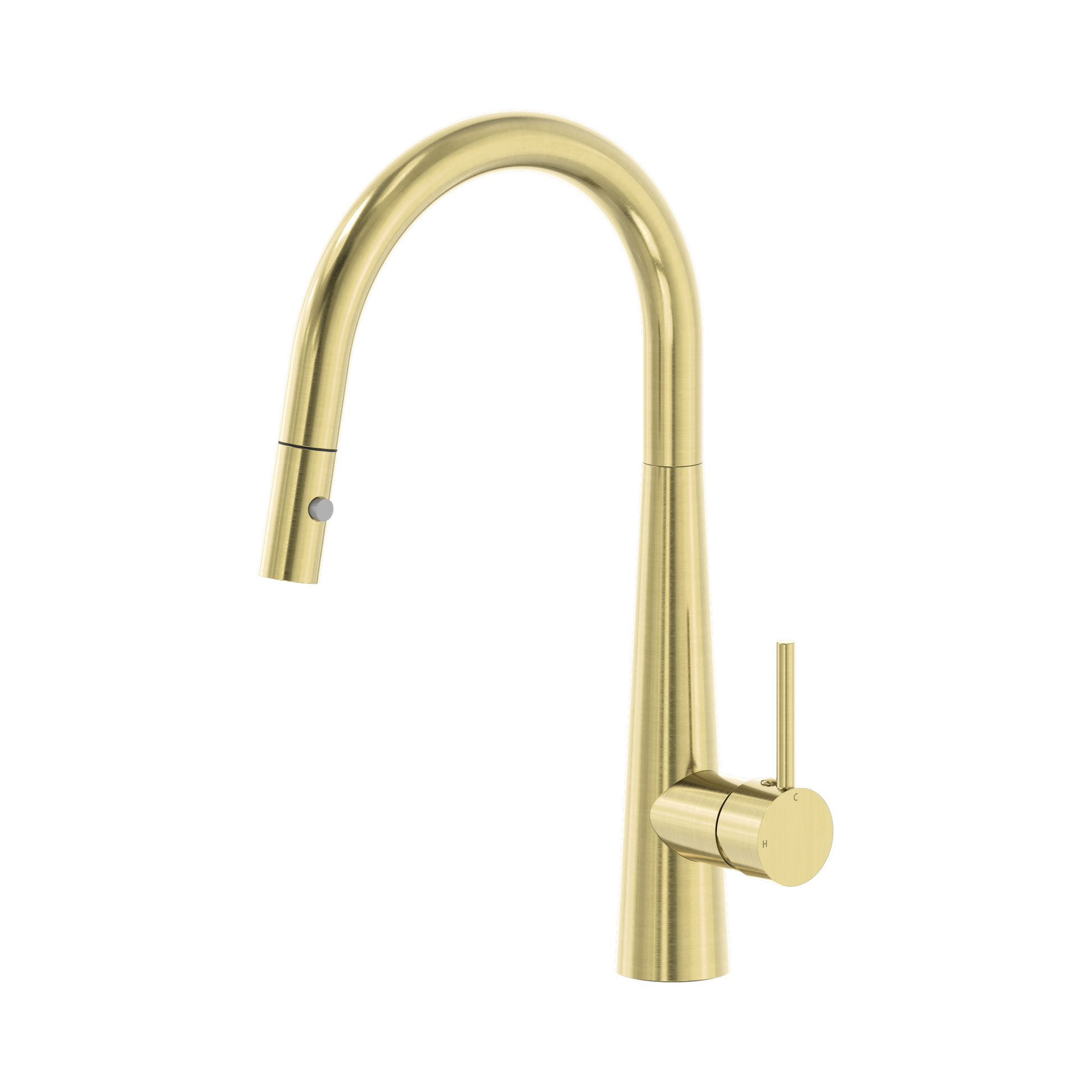 Nero Dolce Pull Out Sink Mixer With Vegie Spray Function, Brushed Gold
