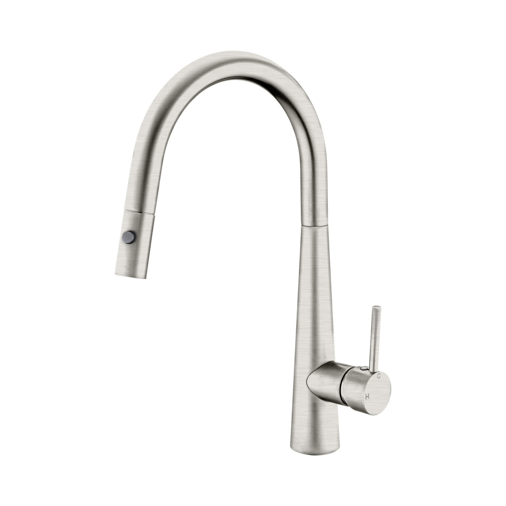 Nero Dolce Pull Out Sink Mixer With Vegie Spray Function, Brushed Nickel