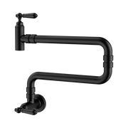Nero York Wall Mounted Pot Filler, Matte Black
