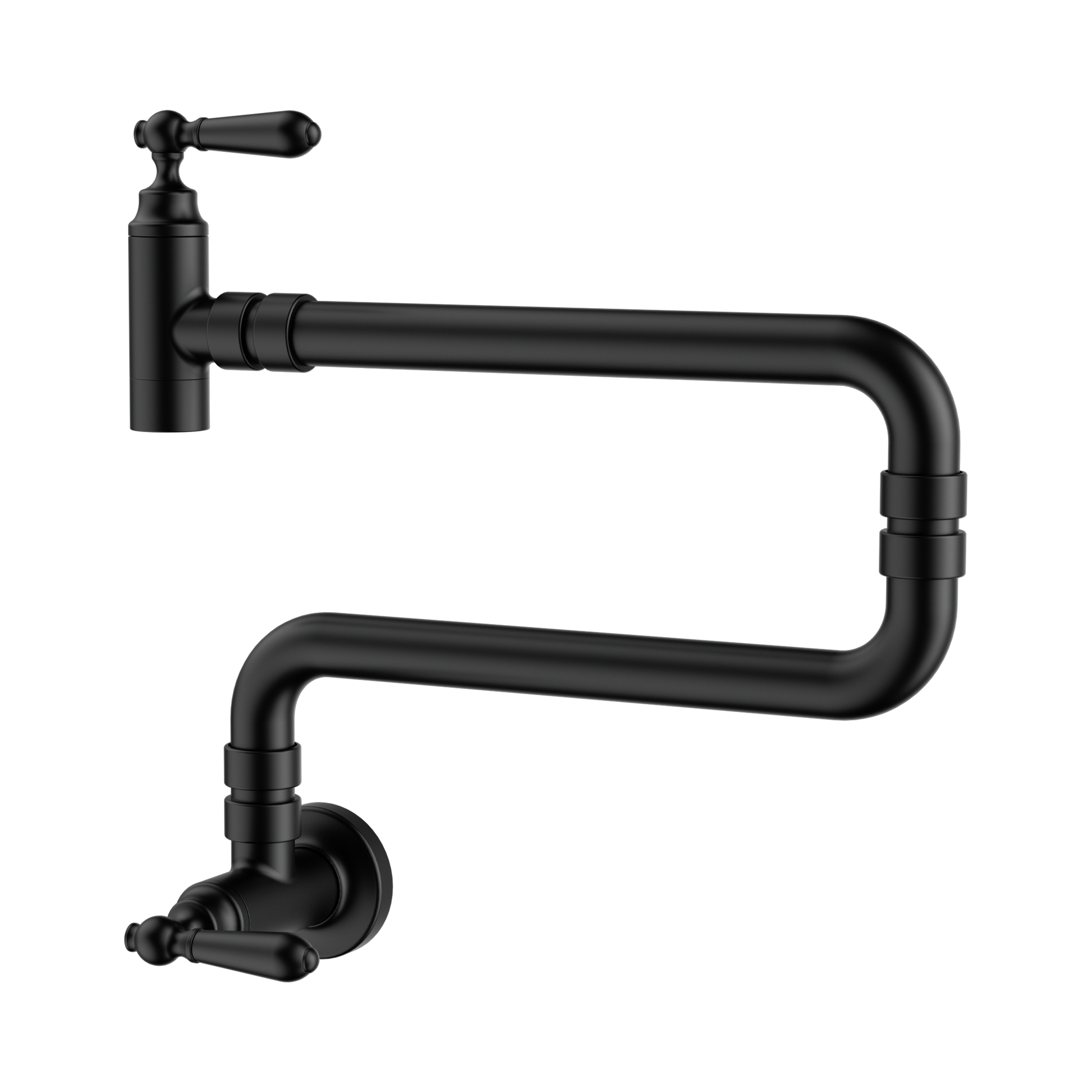 Nero York Wall Mounted Pot Filler, Matte Black