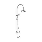 Nero York Twin Shower With Metal Hand Shower, Chrome