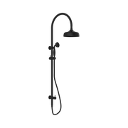 Nero York Twin Shower With Metal Hand Shower, Matte Black