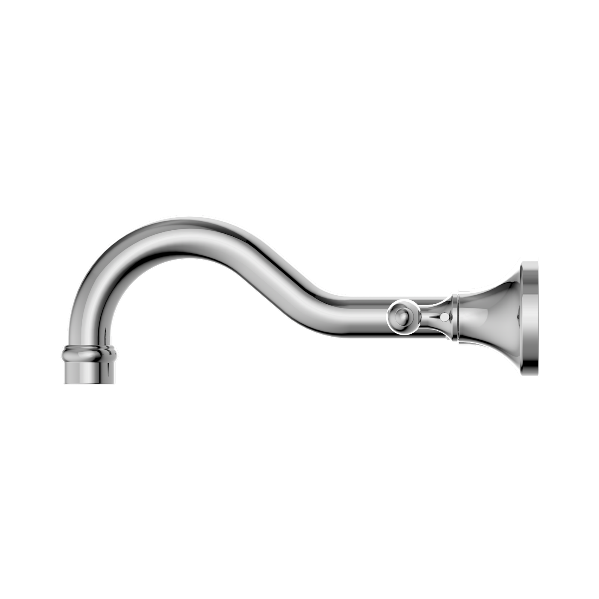 Nero York Wall Basin Set With Metal Lever, Chrome