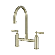 Nero York Bridge Kitchen Set Aged Brass
