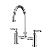 Nero York Bridge Kitchen Set, Chrome