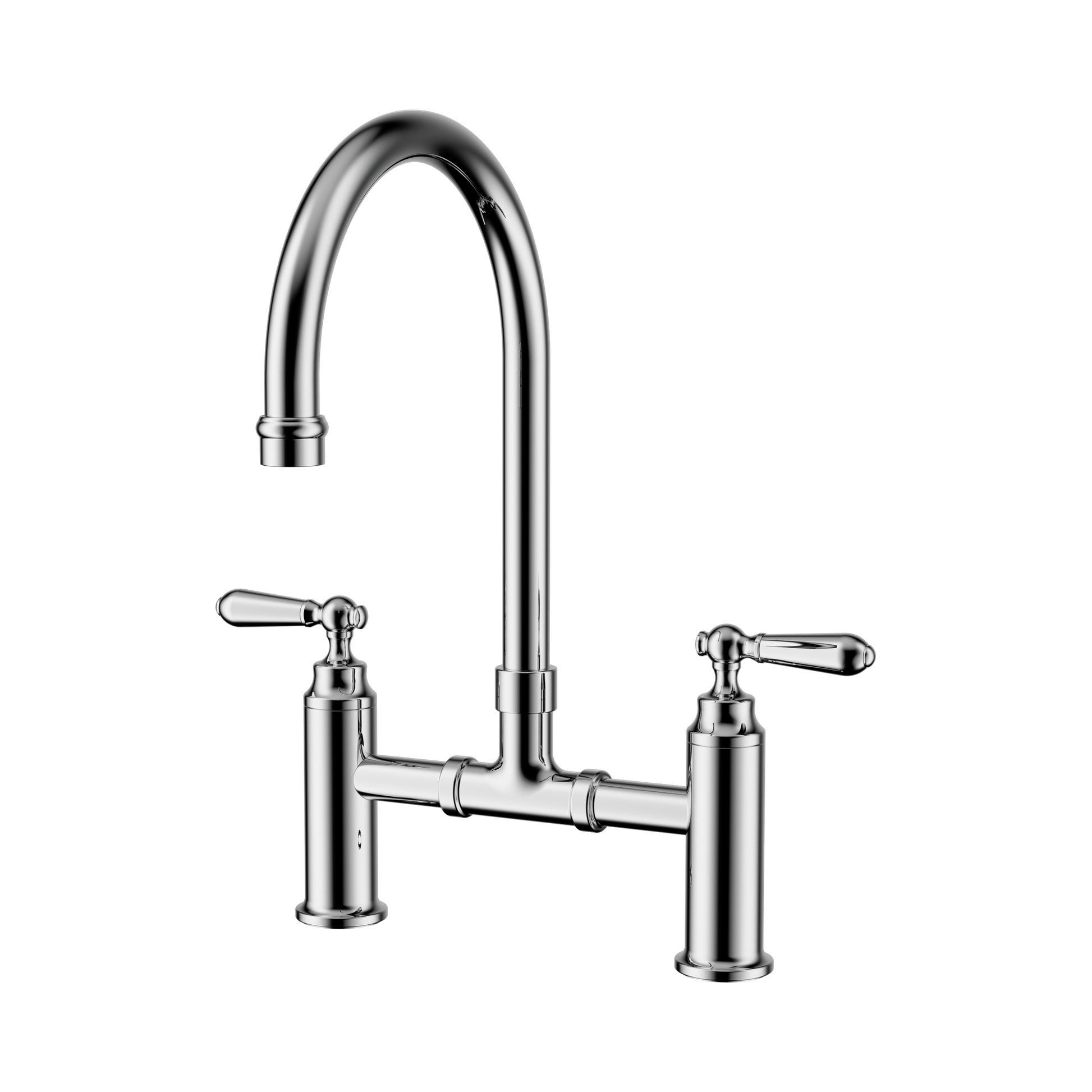 Nero York Bridge Kitchen Set, Chrome