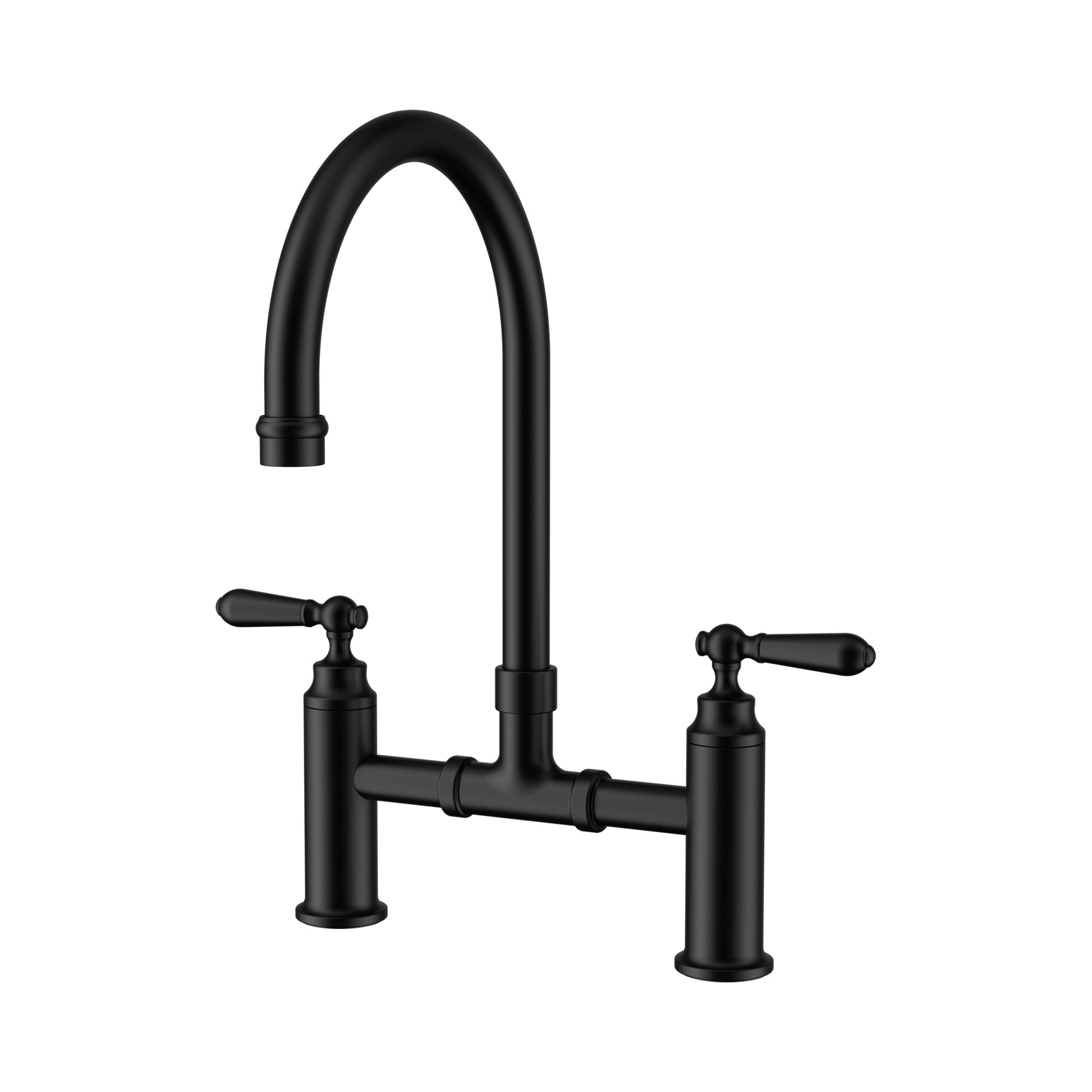 Nero York Bridge Kitchen Set, Matte Black