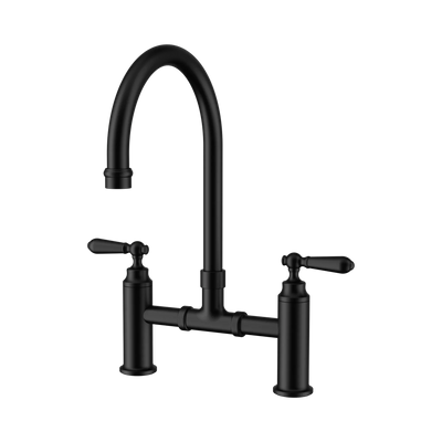 Nero York Bridge Kitchen Set, Matte Black