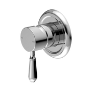 Nero York Wall/Shower Mixer With Metal Lever, Chrome