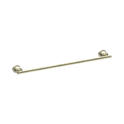 Nero York Single Towel Rail 600mm Aged Brass