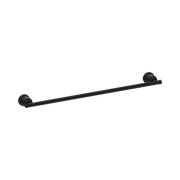 Nero York Single Towel Rail 600mm, Matte Black